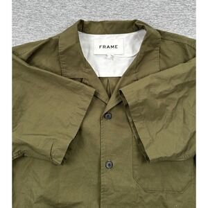 Frame Denim Olive Casual Button Down Shirt